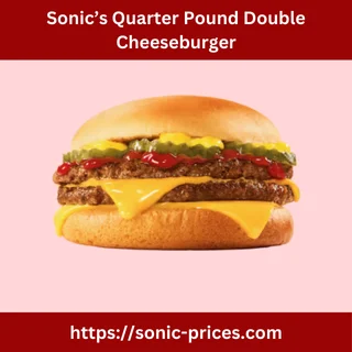 Quarter Pound Double Cheeseburger price and calories